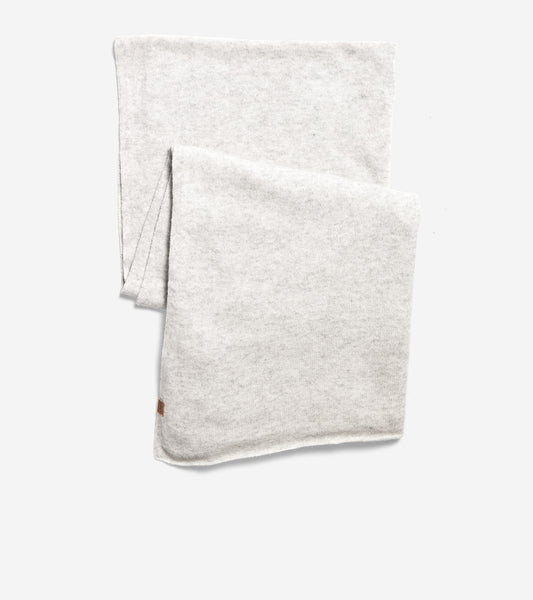 ColeHaan-GRANDSERIES Cashmere Wool Travel Wrap-u05553-Frost Grey