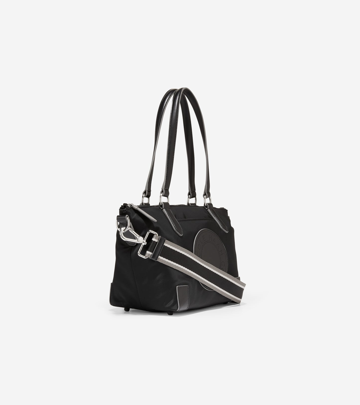 U05739-Small Sport Soft Zip Top Tote-Black