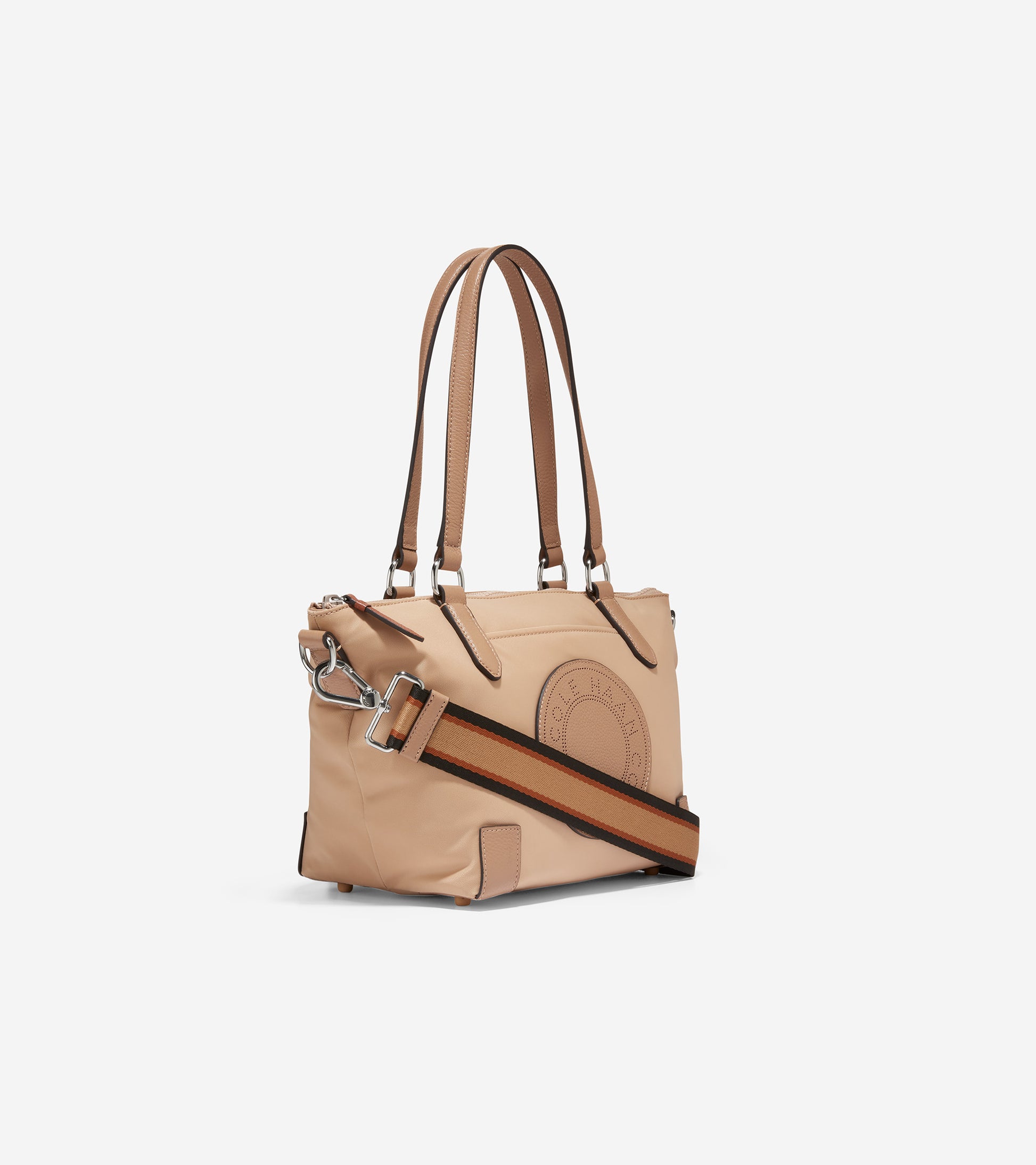 U05743-Small Sport Soft Zip Top Tote-Birch Beige