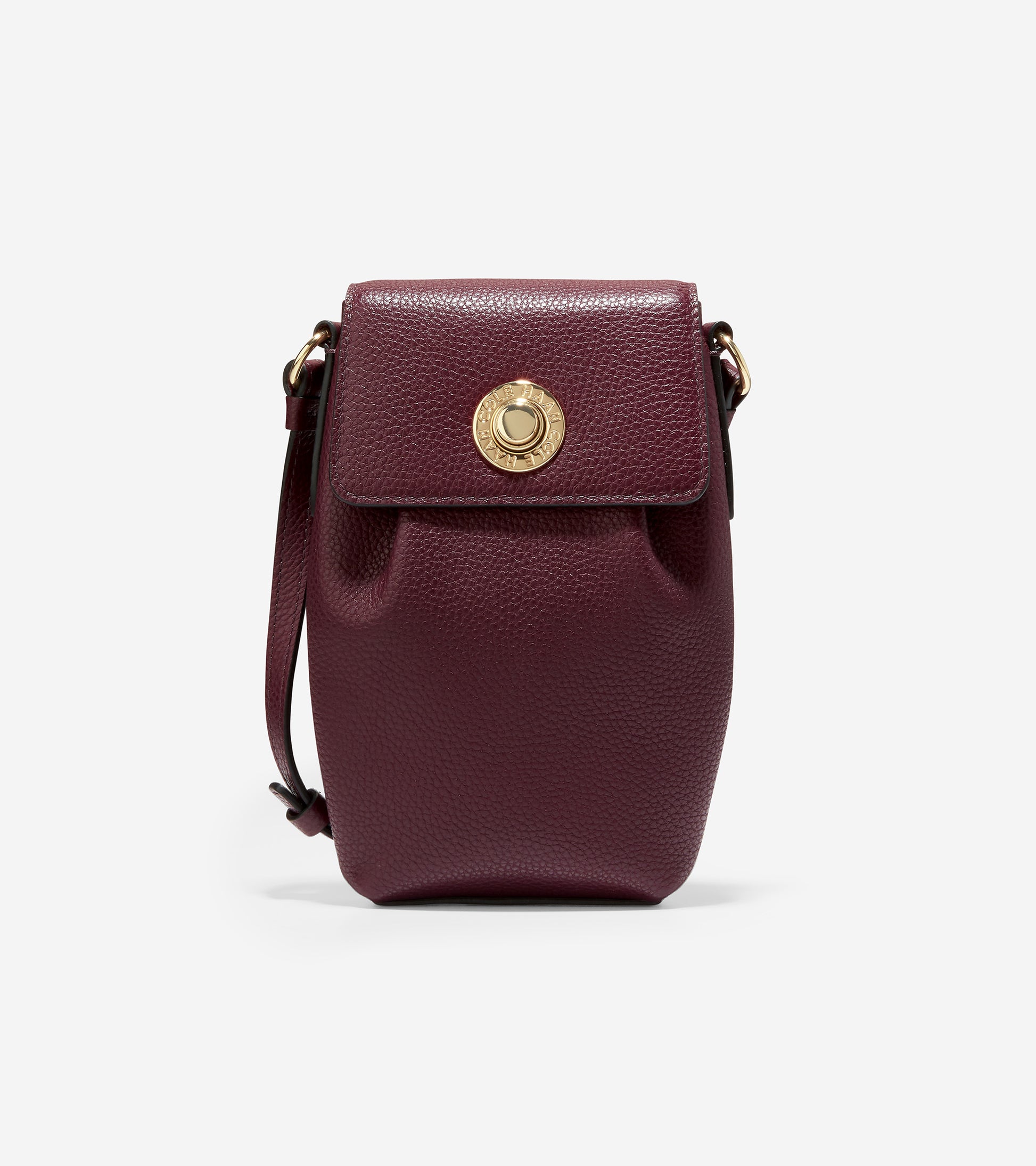 U05769-Pushlock Cellphone Crossbody-Black Garnet