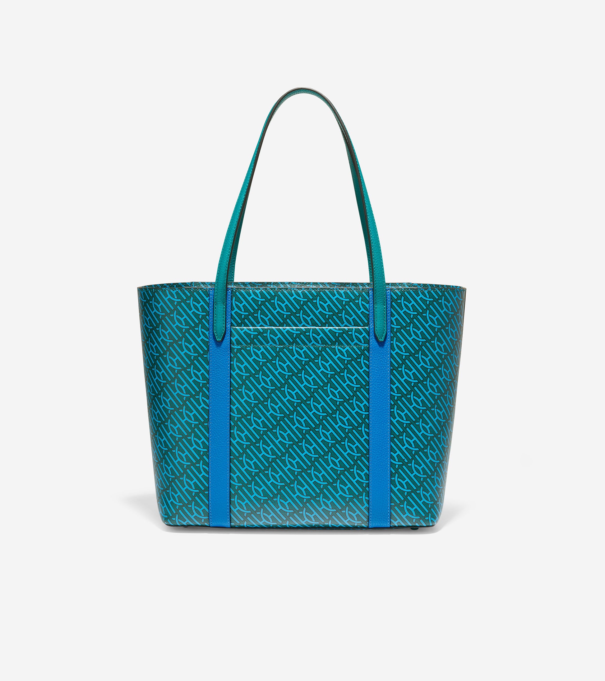 ColeHaan-Coated Canvas Small Tote-u05818-Deep Lake