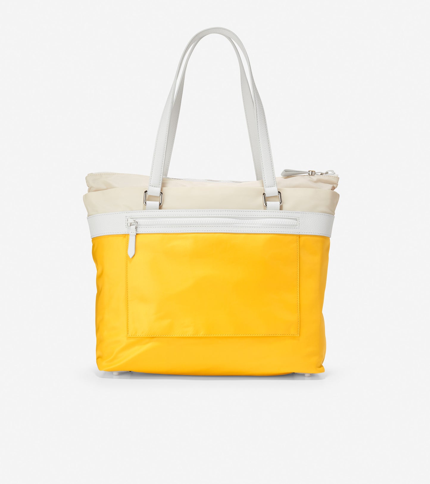 ColeHaan-Radiant Nylon Tote-u05867-White Cap-Golden Rod