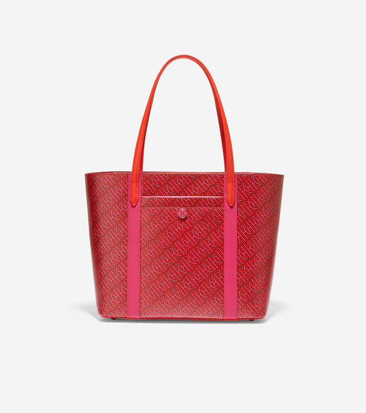 ColeHaan-Coated Canvas Small Tote-u05872-Molten Lava