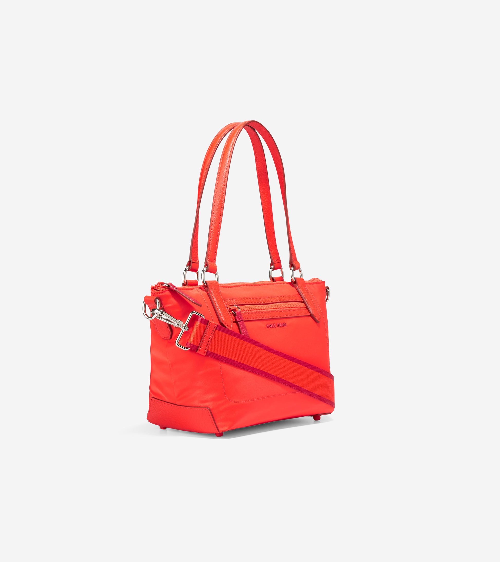 U05920-Small Sport Soft Zip Top Tote-Blood Orange