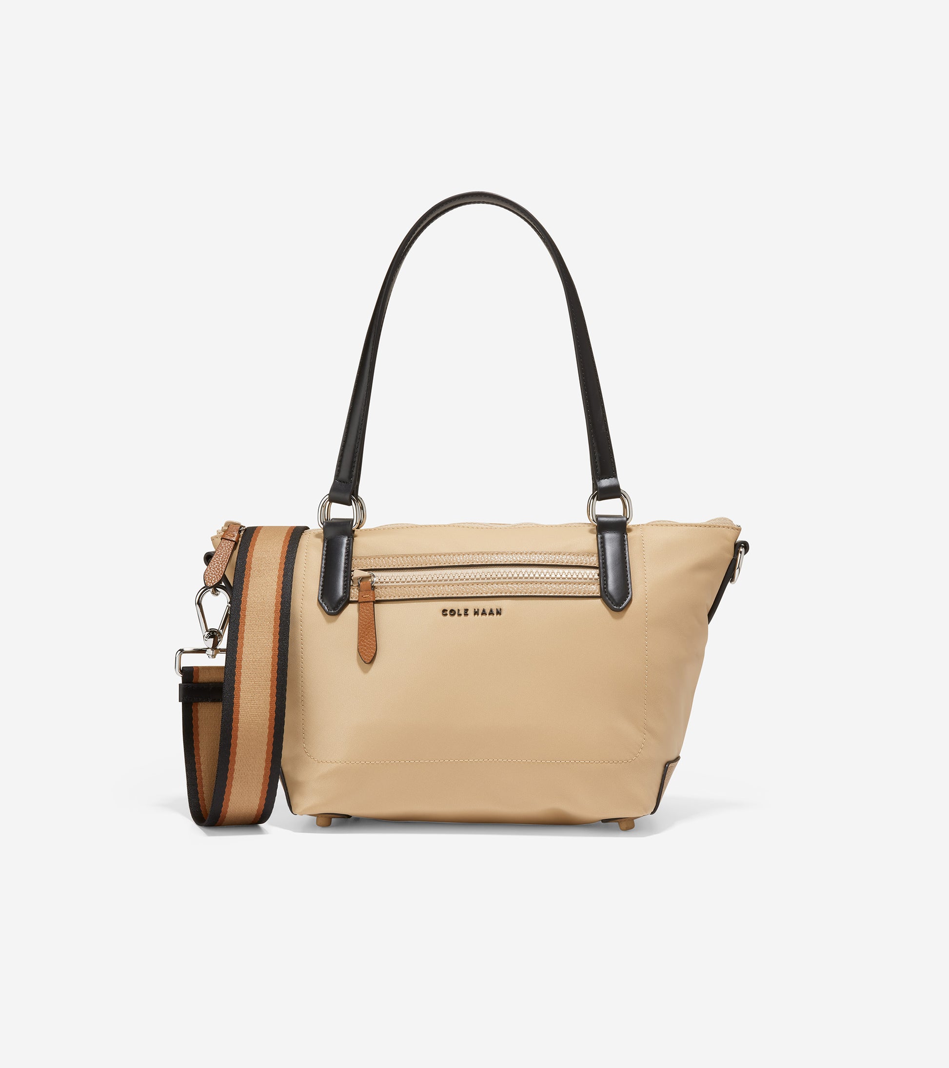 U05921-Small Sport Soft Zip Top Tote-Birch Beige