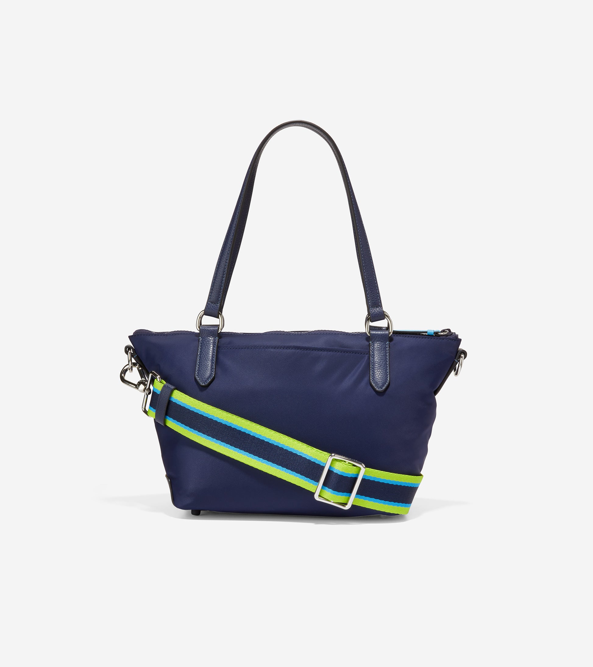 U05922-Small Sport Soft Zip Top Tote-Marine Blue