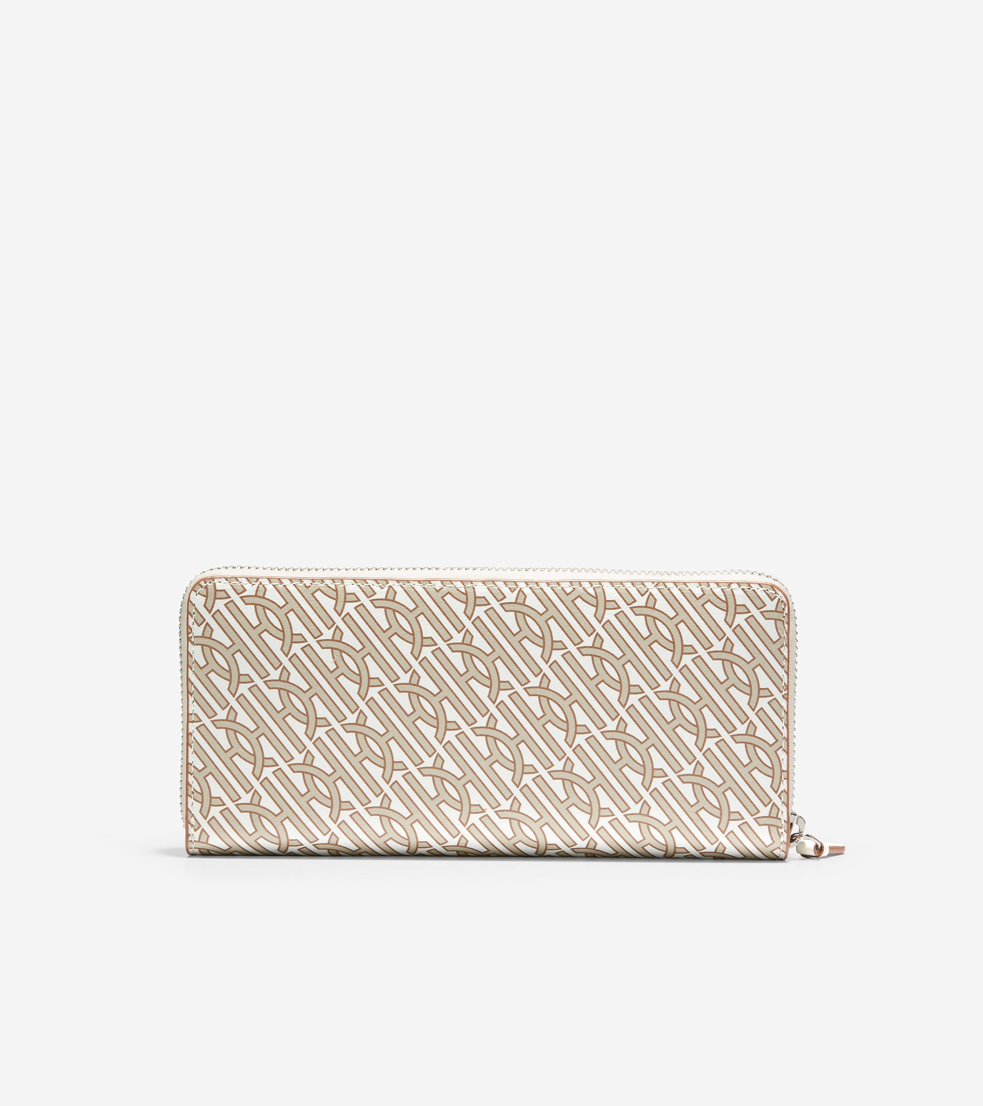 ColeHaan-Canvas Zip Continental Wallet-u05938-Ivory