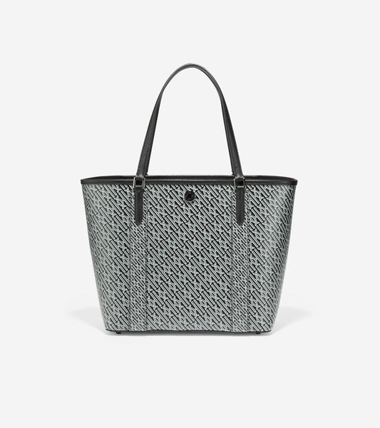U05964-Monogram Small Tote-Black-Magnet