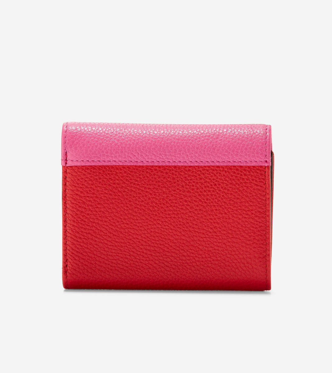u06062-Small Tri-Fold Wallet-Fuchsia Colorblock