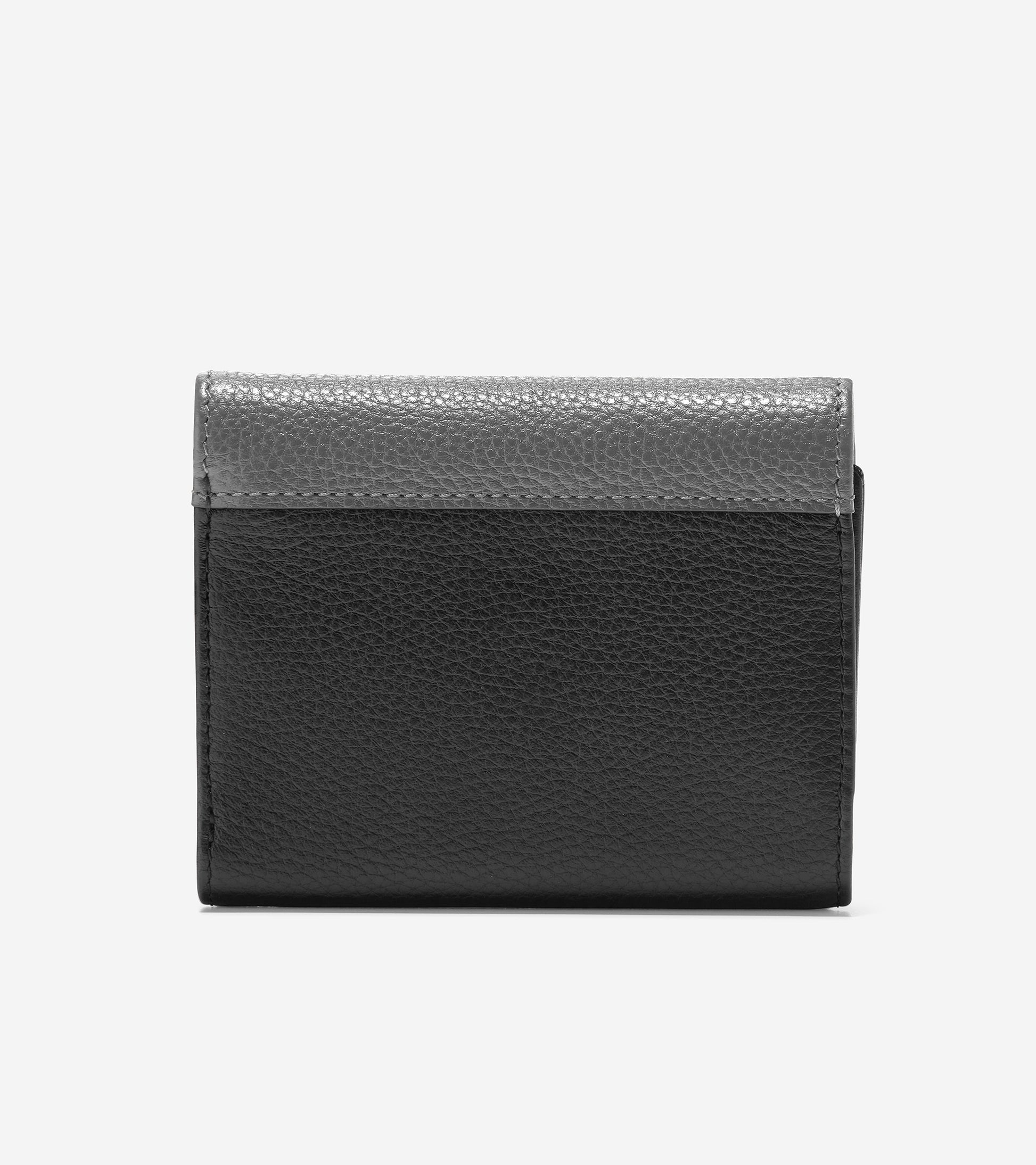 u06064-Small Tri-Fold Wallet-Magnet Colorblock