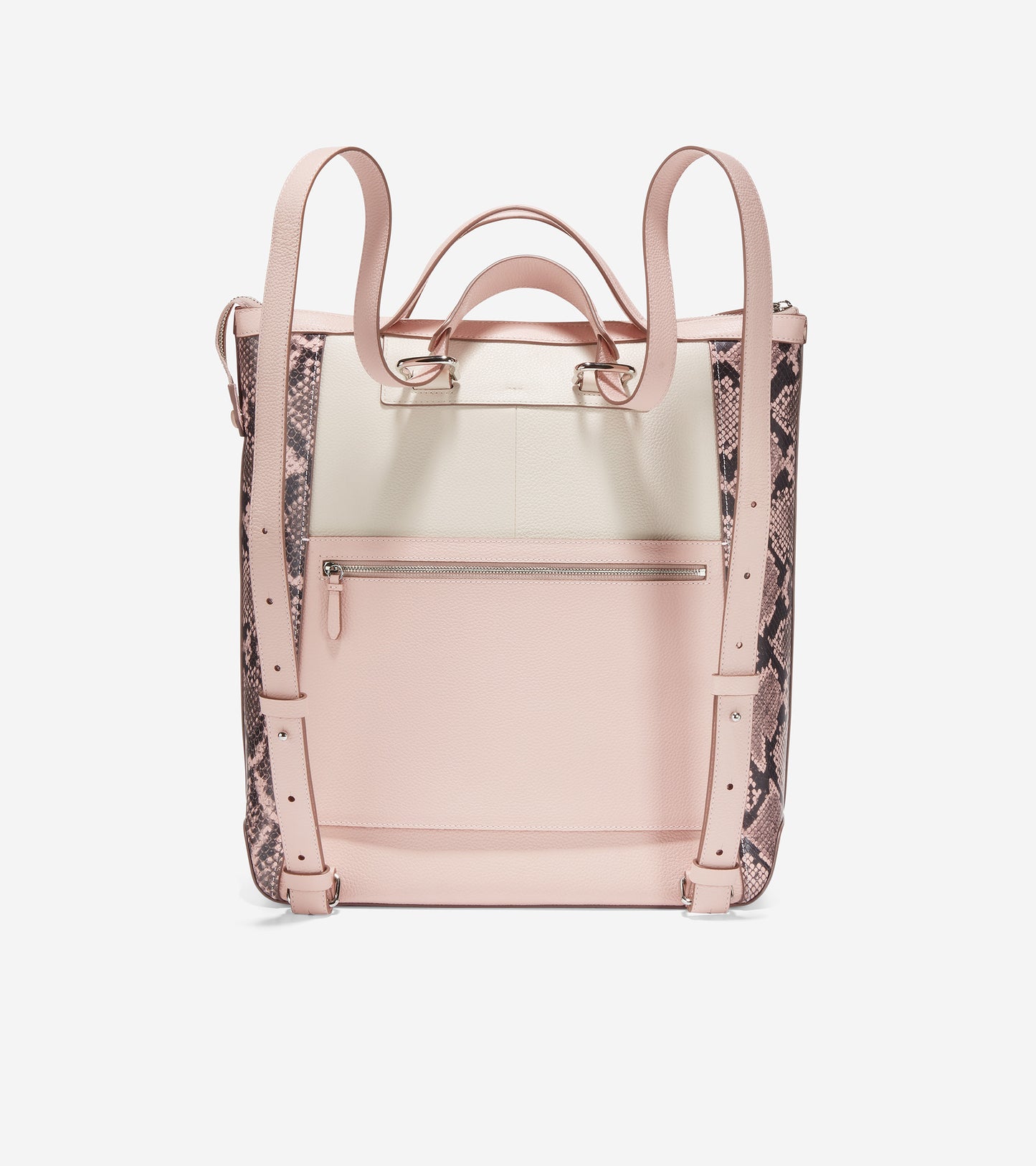 u06136-Grand Ambition Convertible Backpack-Pink Snake Colorblock