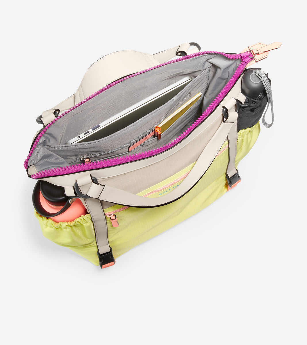 u06155-Performance Backpack-Sunny Lime Colorblock