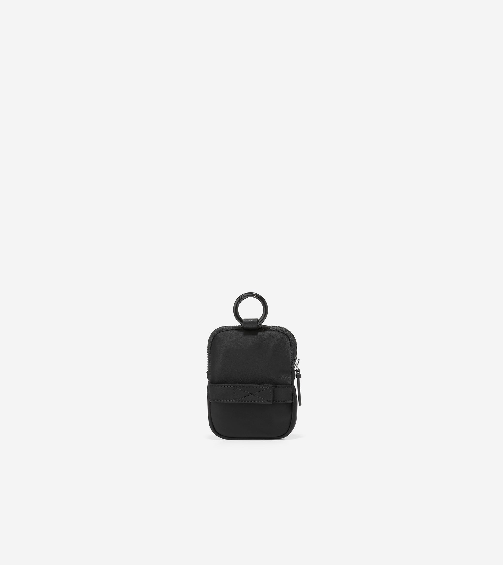 u06188-Nylon Mini Shoulder Bag-Black