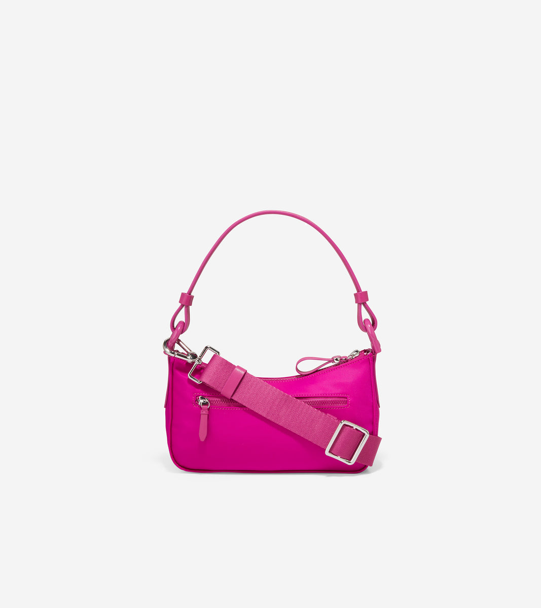 u06189-Nylon Mini Shoulder Bag-Festival Fuchsia
