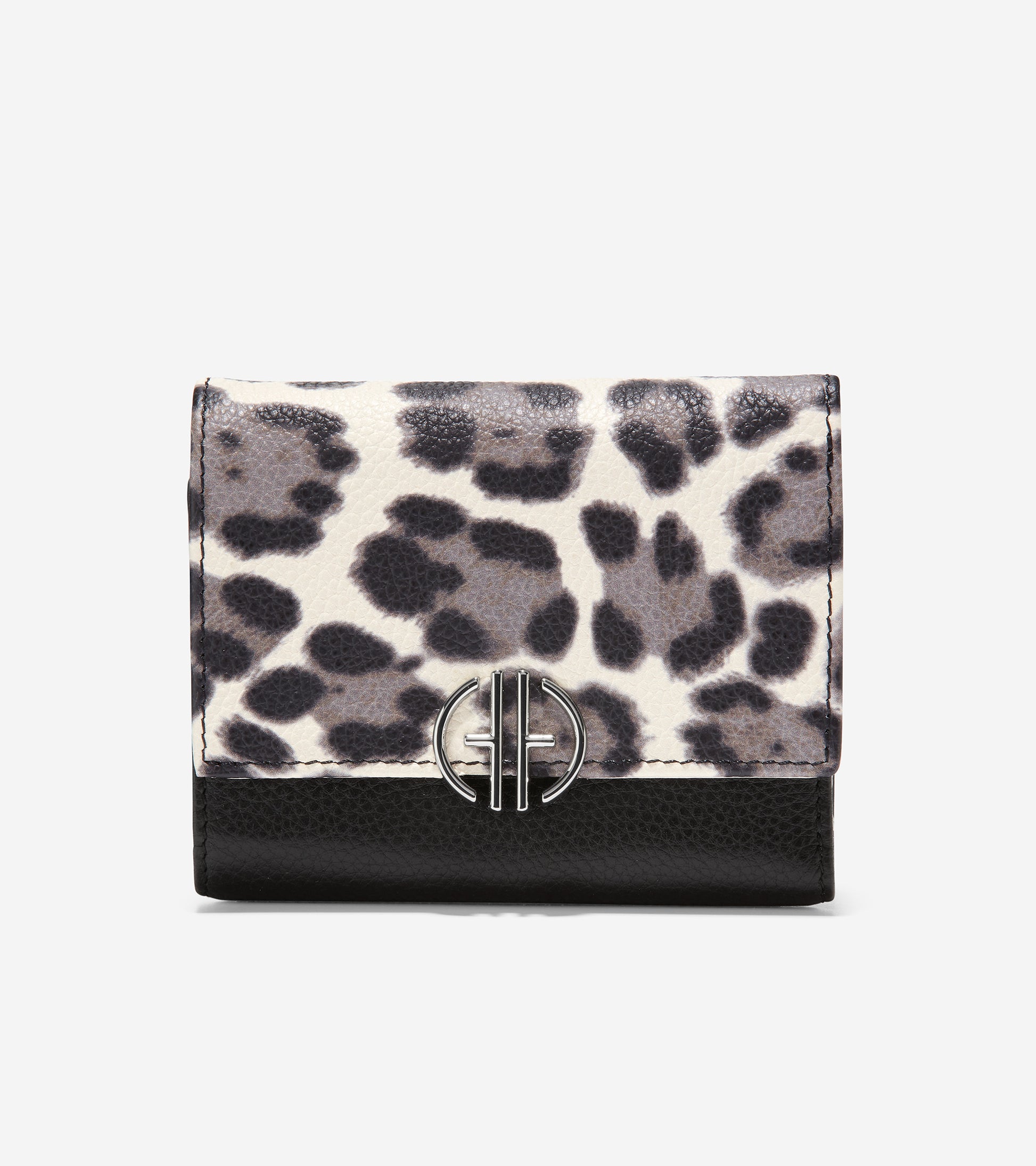 u06222-Small Tri-Fold Wallet-Ocelot Print