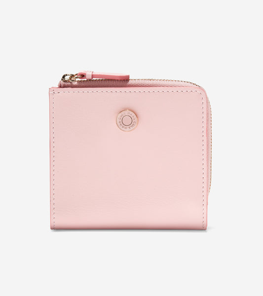 u06227-Bifold Card Case-Peach Whip-Rosette