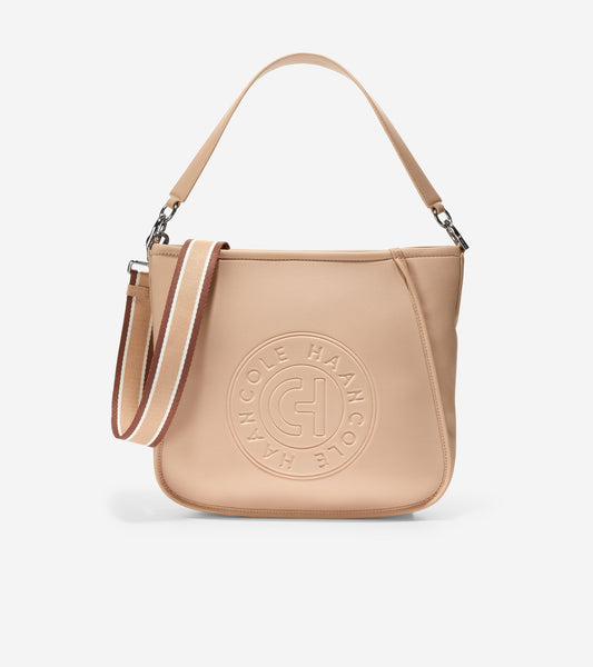 u06263-Neoprene Midsize Crossbody-Sesame