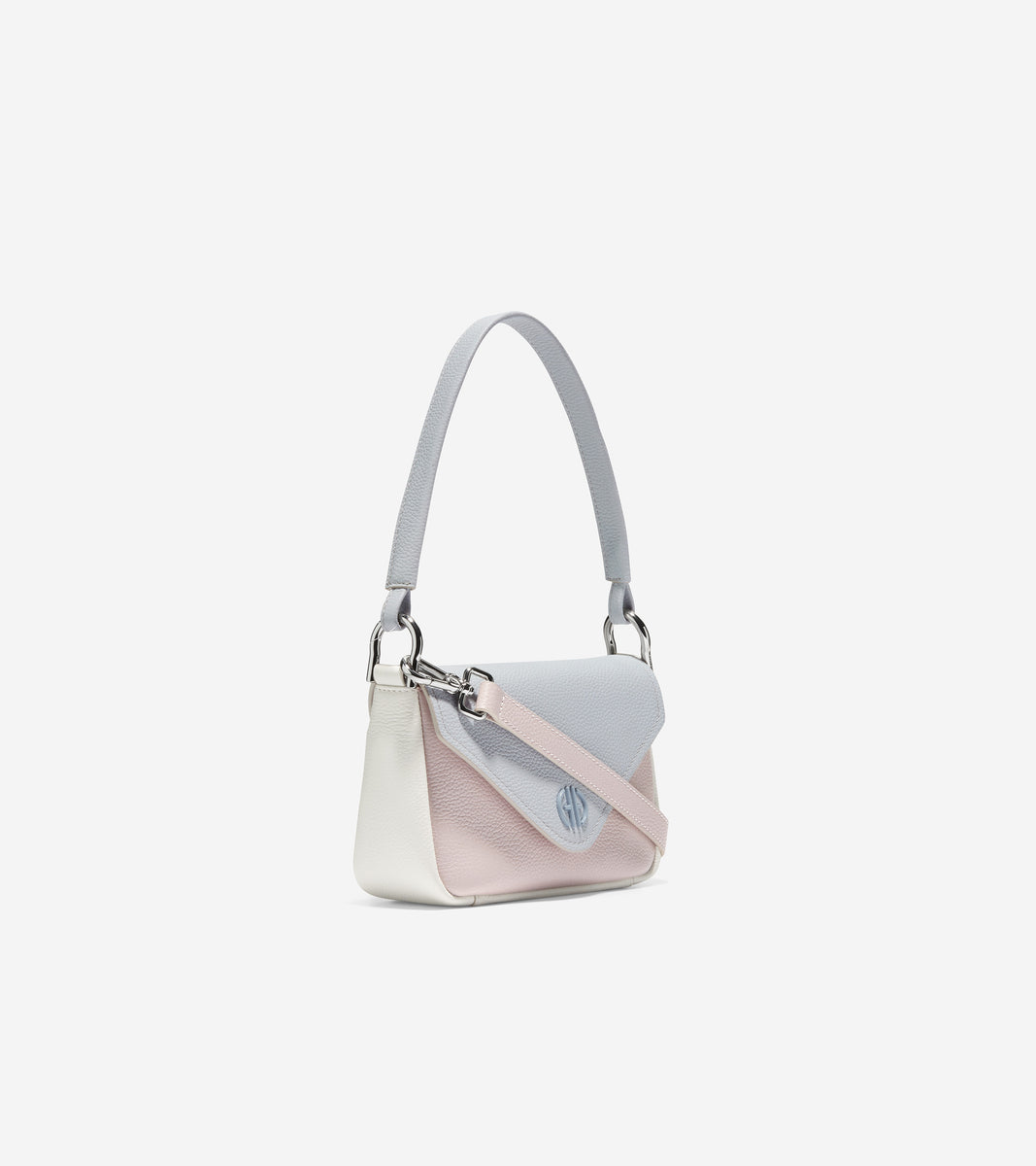 u06274-Mini Flap Bag-Pearl Blue-Lilac Marble