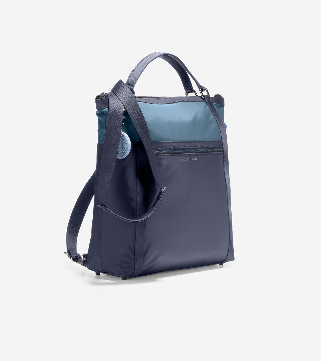 u06281-Grand Ambition Convertible Nylon Backpack-China Blue-Navy Blazer