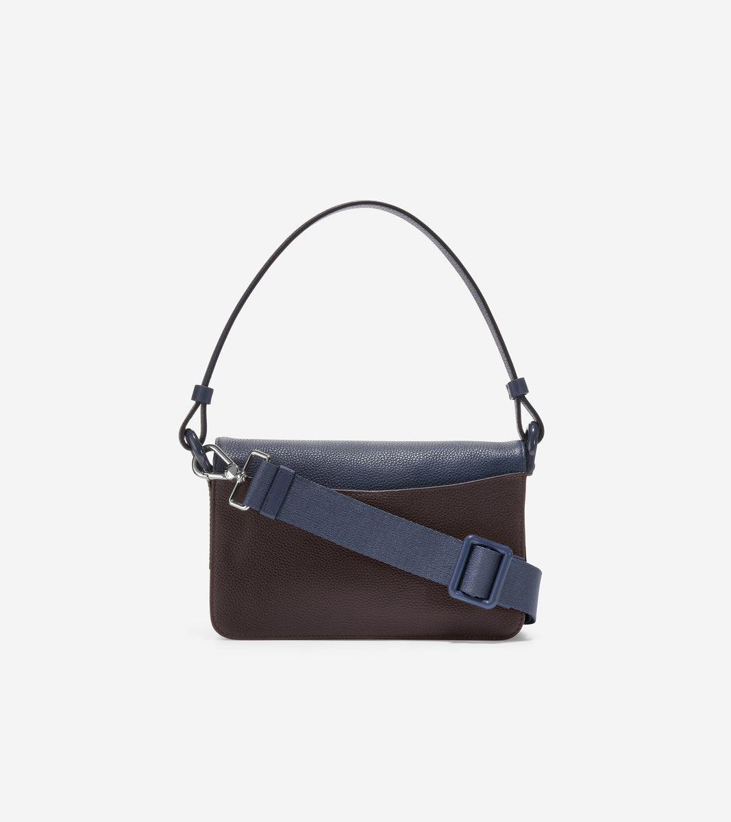 u06318-Mini Shoulder Bag-Navy Blazer-Ivory-Chocolate