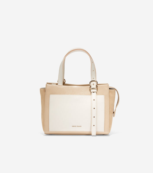 U06320-Small 3-in-1 Tote-Sesame-Silver Birch