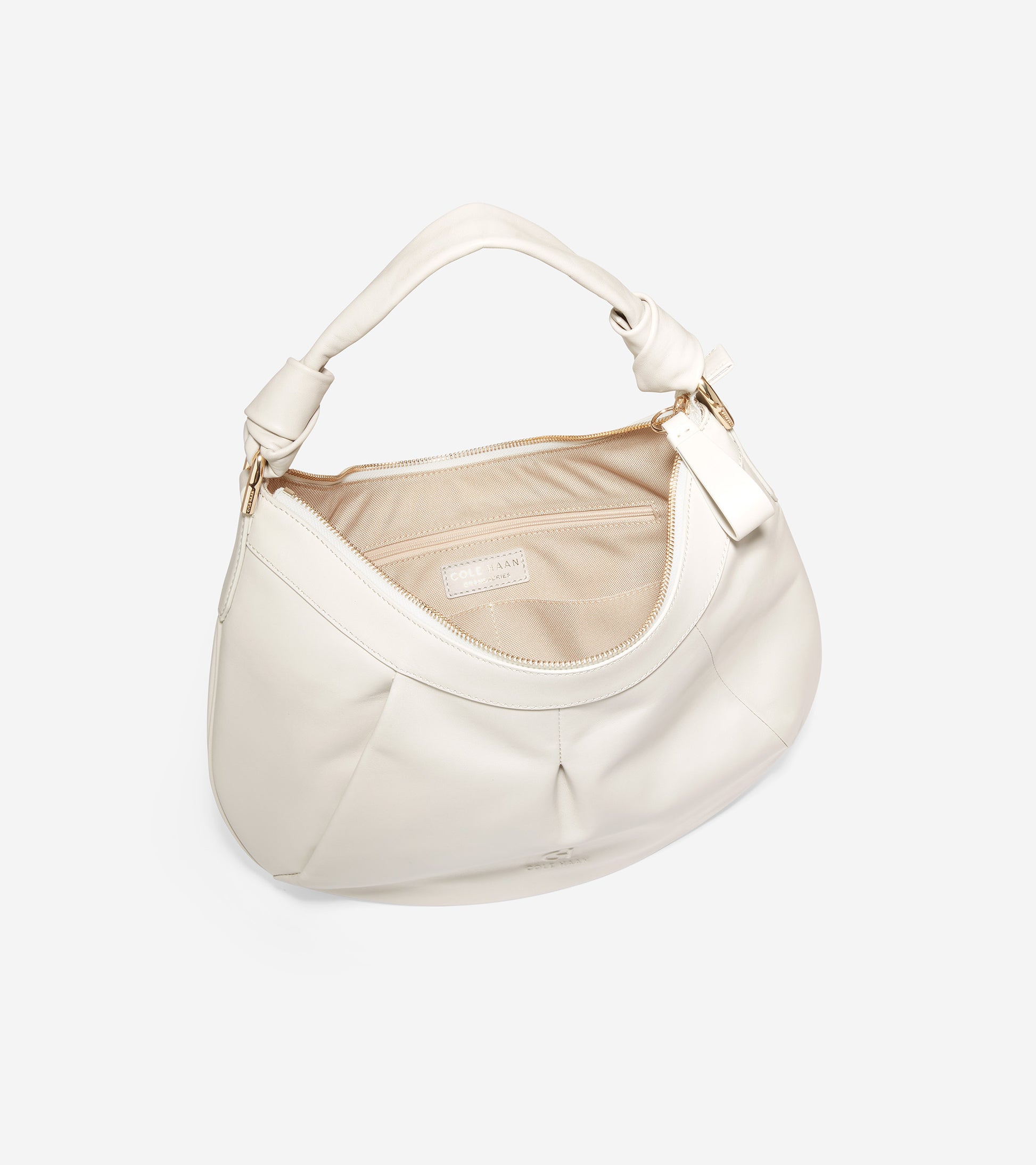 U06356-Aponte Slouch Hobo Bag-Silver Birch