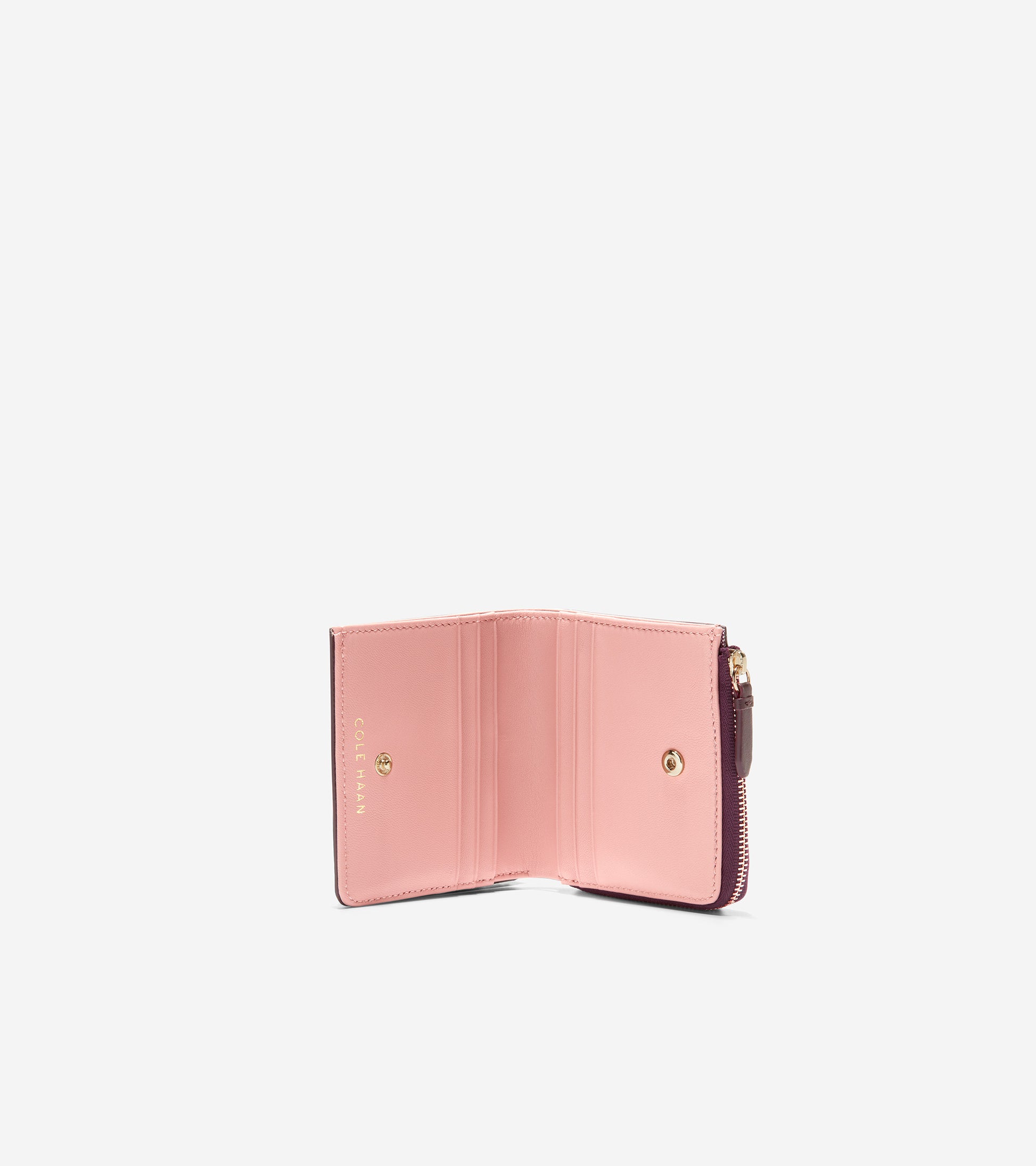 U06376-Vartan Card Case-Winetasting-Dark Peony
