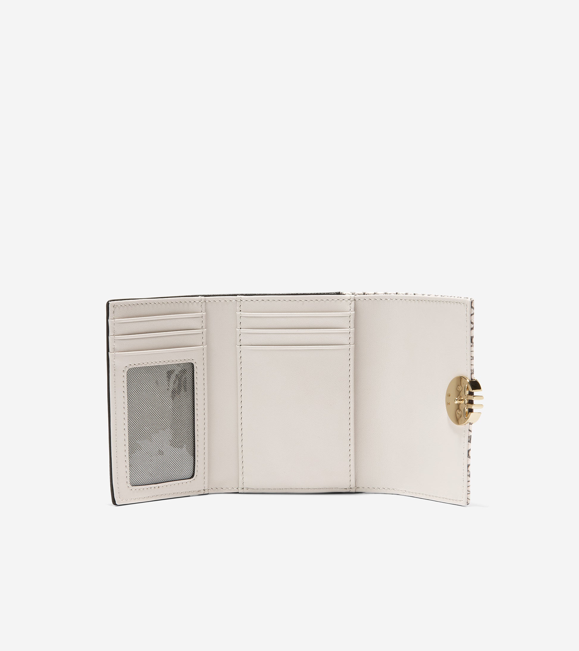 U06393-Inwood Trifold Wallet-Snake Print-Black-Birch