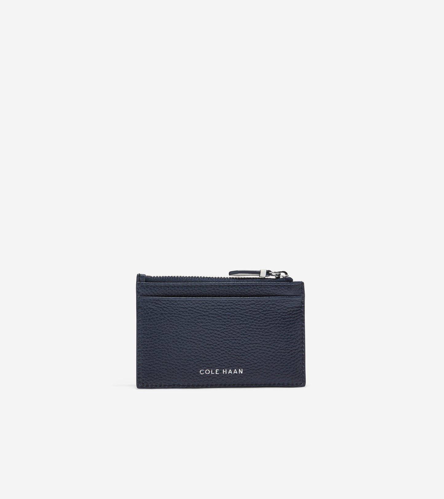 u06417-GRANDSERIES Card Case with Zip-Navy