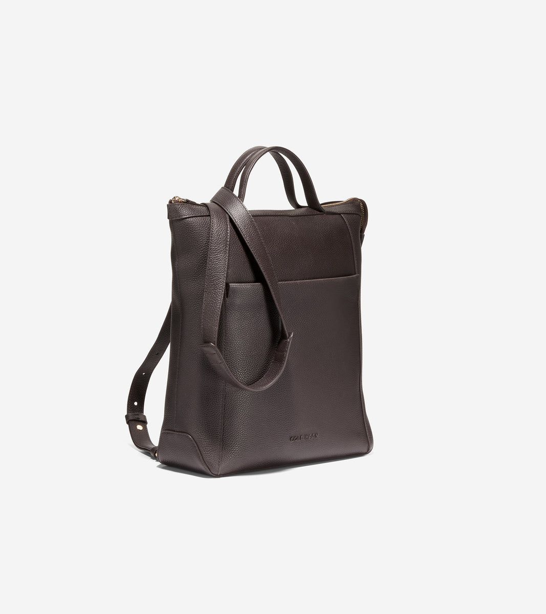 U06446-Grand Ambition Small Convertible Luxe Backpack-Dark Chocolate