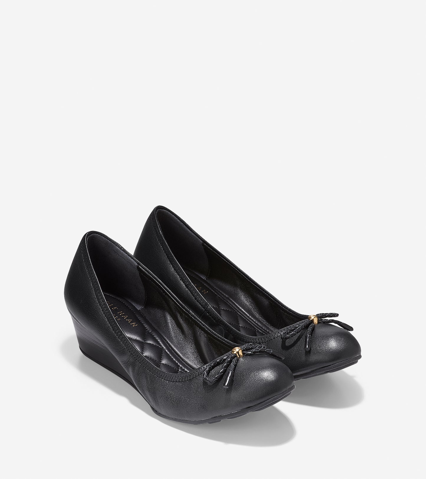 ColeHaan-Tali Grand Lace Wedge (40mm)-w00030-Black