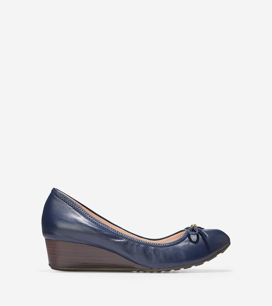 ColeHaan-Tali Grand Lace Wedge (40mm)-w00032-Blazer Blue Leather