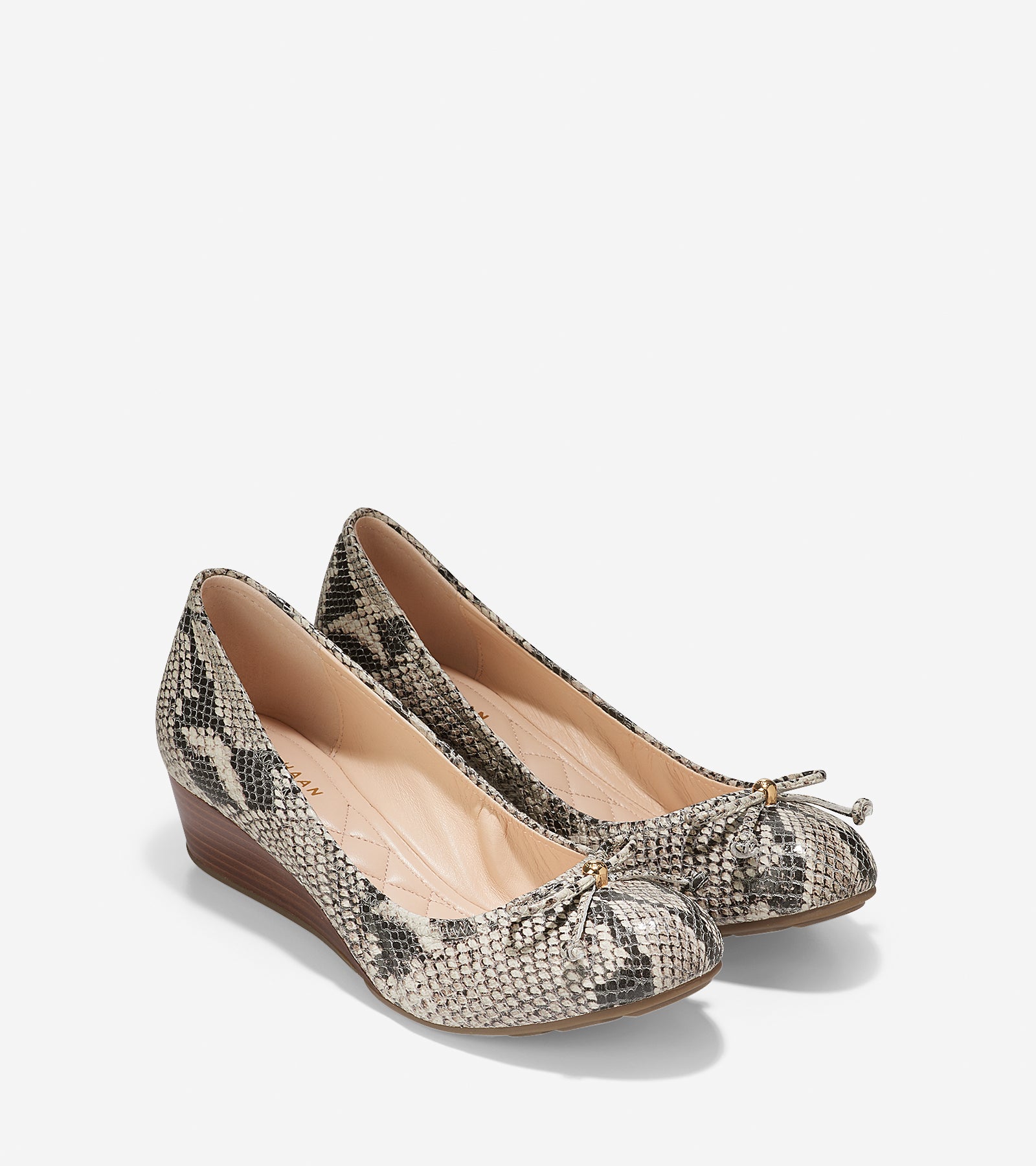 ColeHaan-Tali Grand Lace Wedge (40mm)-w00760-Sahara Snake Print