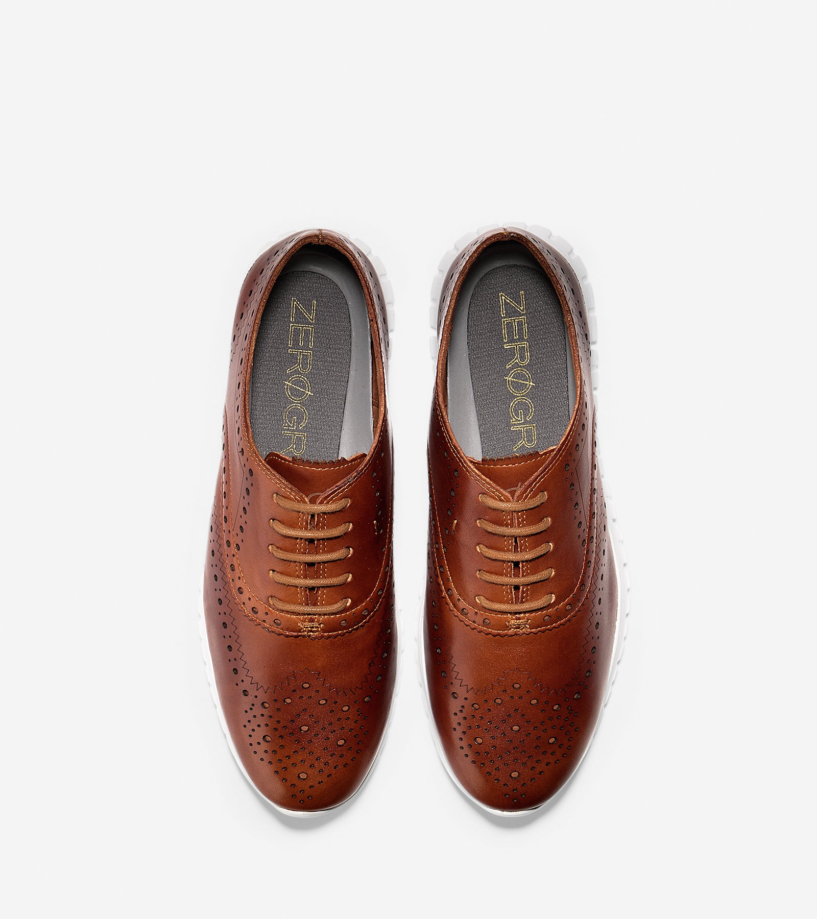 ColeHaan-ZERØGRAND Wingtip Oxford-w01004-British Tan