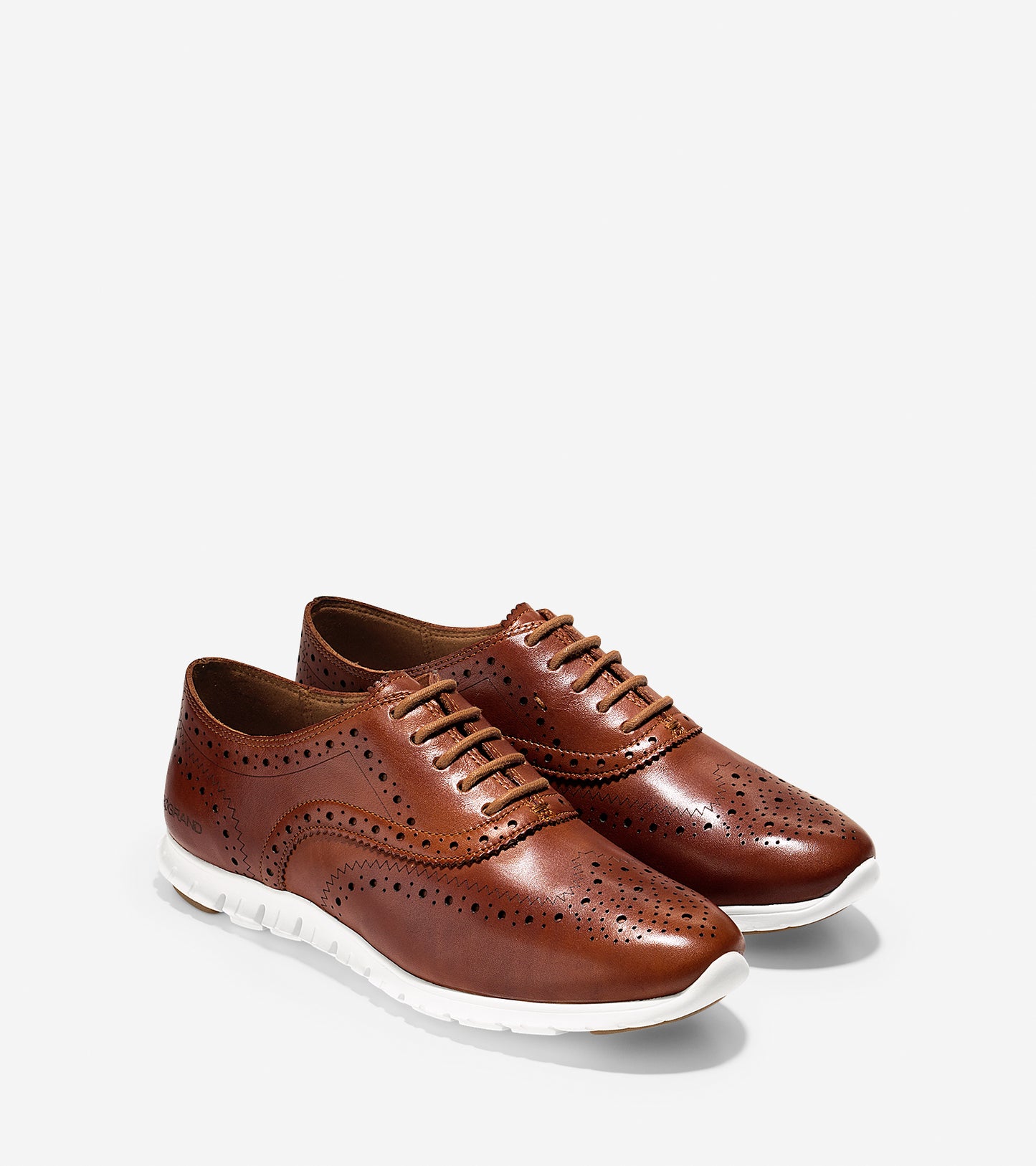 ColeHaan-ZERØGRAND Wingtip Oxford-w01004-British Tan