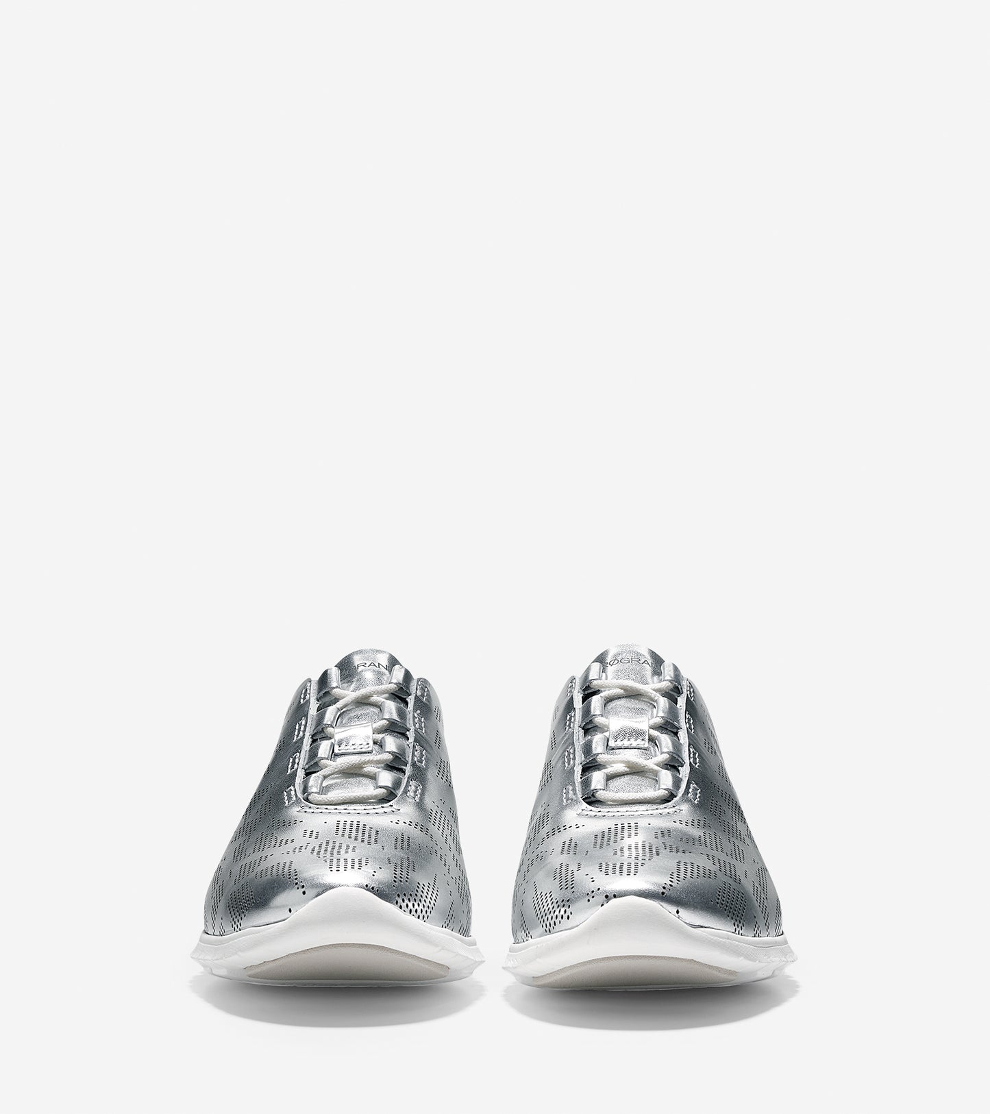 ColeHaan-ZERØGRAND Perforated Trainer-w01833-Soft Silver Perf-white