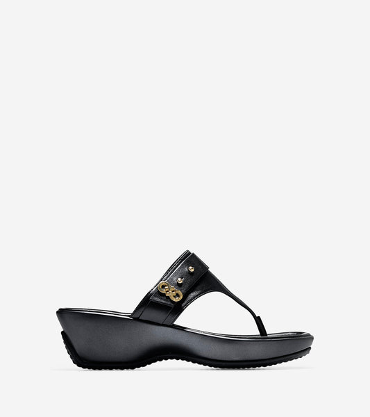 ColeHaan-Margate Wedge (55mm)-w01835-Black