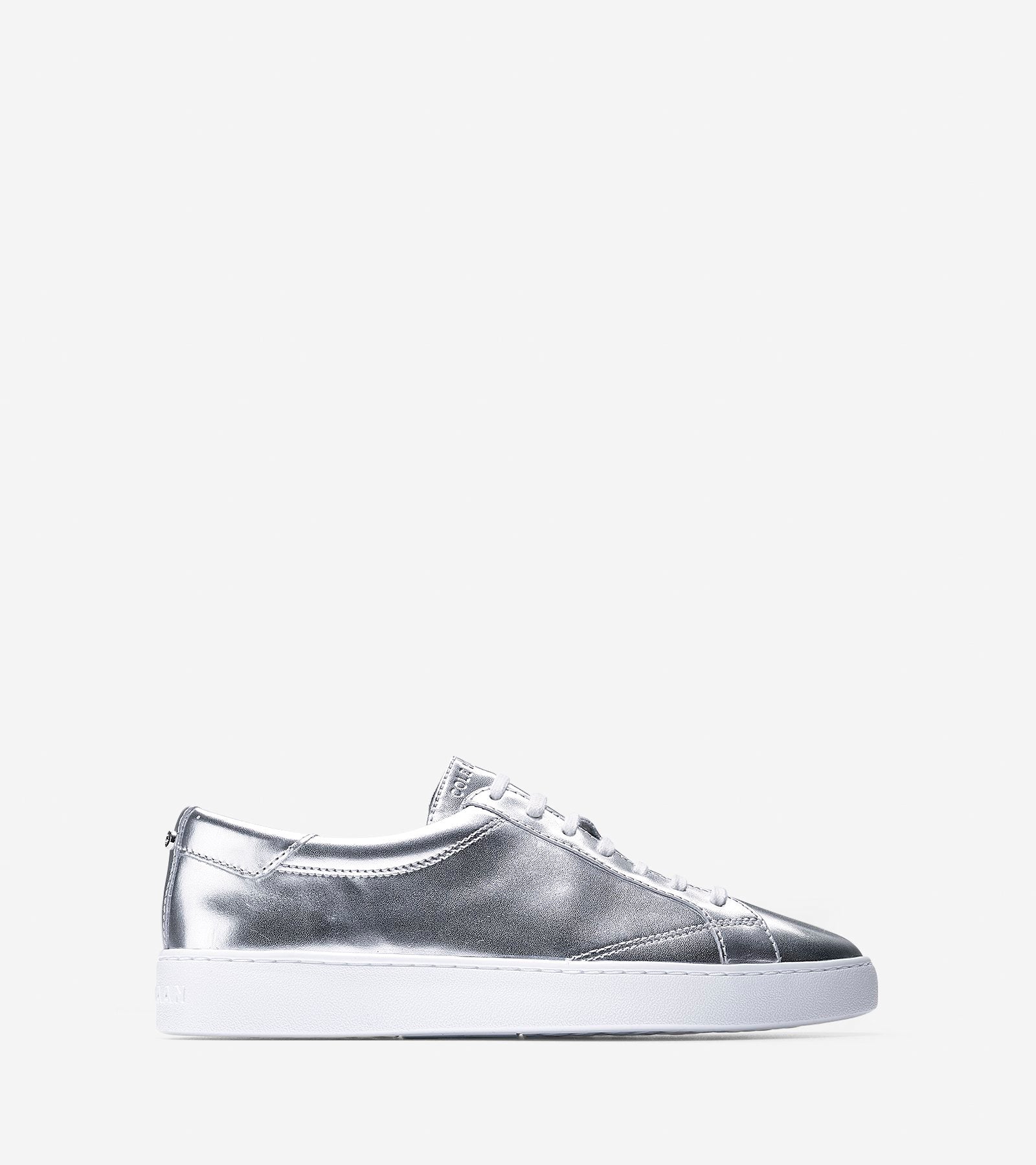 ColeHaan-Reiley Lace Up Sneaker-w02202-Argento