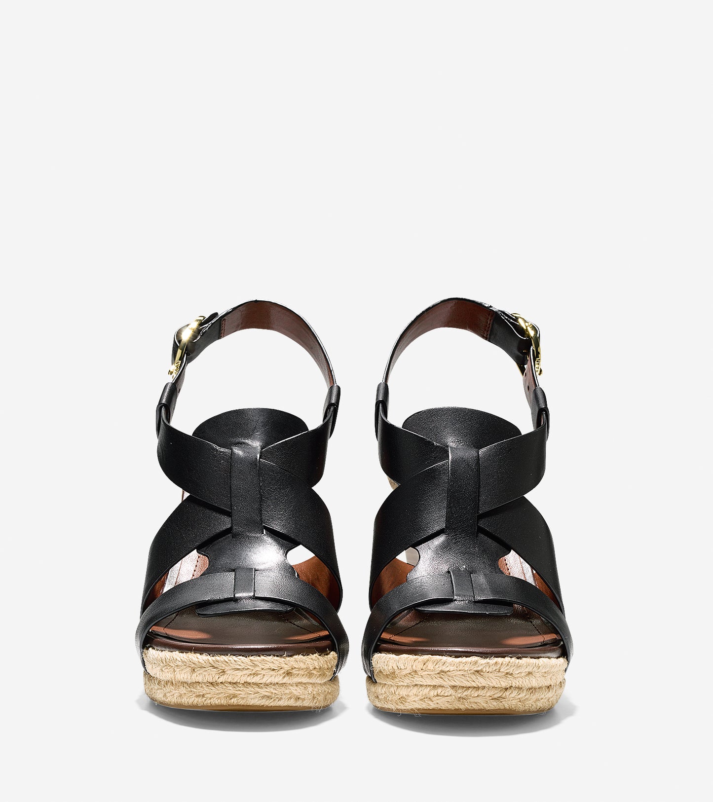 ColeHaan-Breecey Wedge (95mm)-w02349-Black Leather