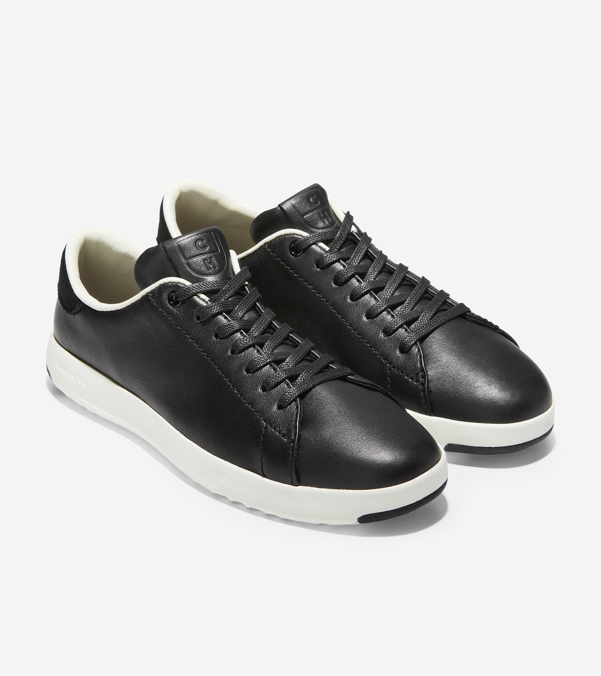 ColeHaan-GrandPrø Tennis Sneaker-w02896-Black-Optic White