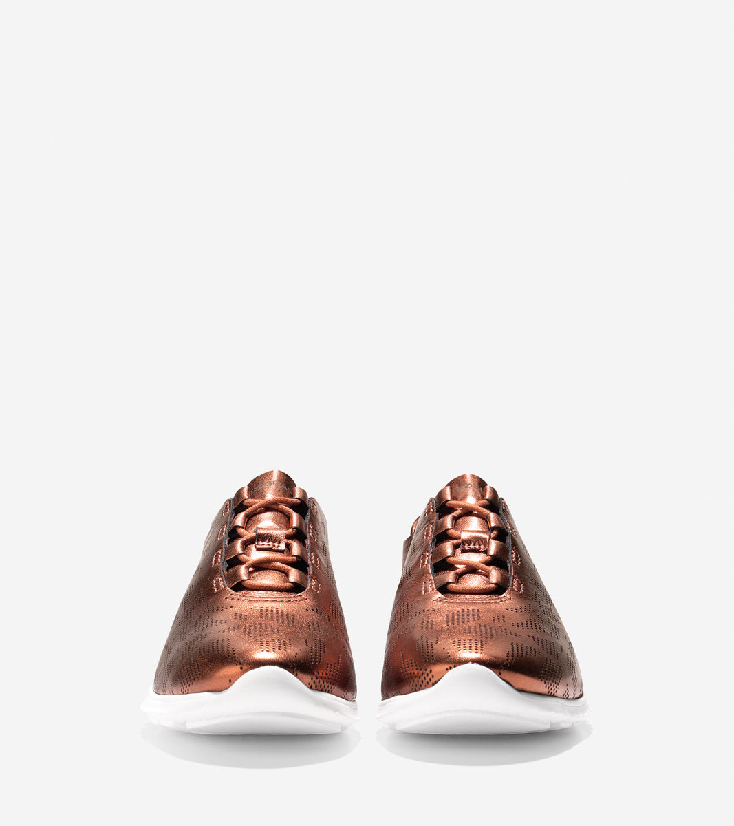 ColeHaan-ZERØGRAND Perforated Trainer-w04243-Deep Copper Perf Leather-optic White