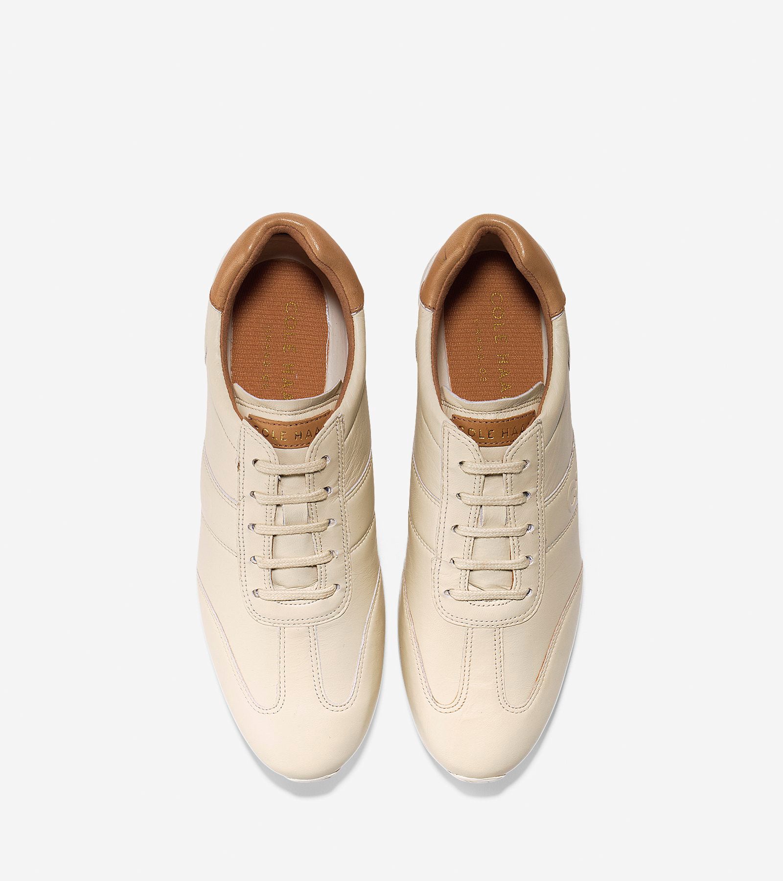 ColeHaan-Trafton Vintage Trainer-w04667-Sandshell Leather