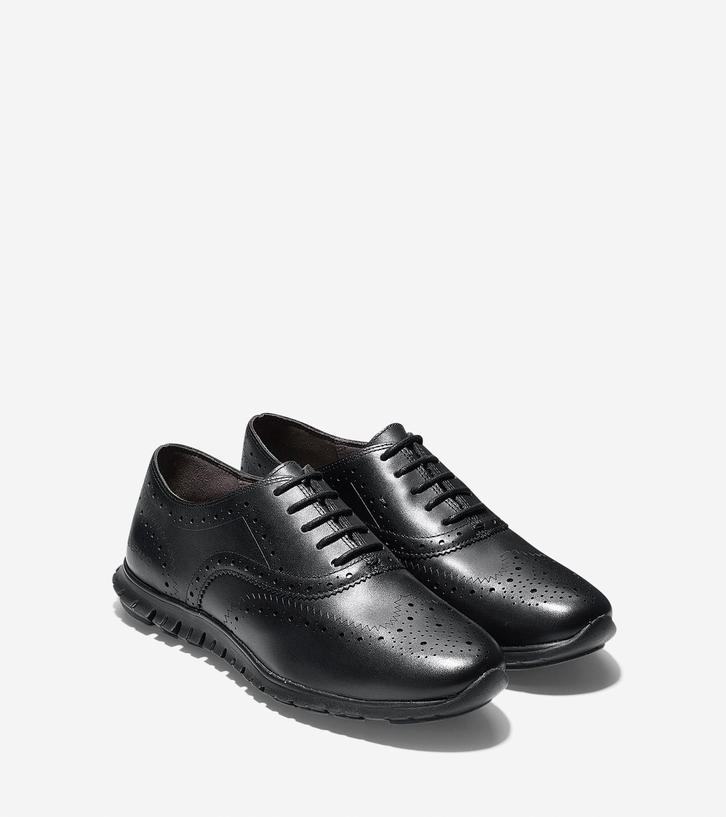 ColeHaan-ZERØGRAND Wingtip Oxford-w05147-Black Waterproof Leather-black