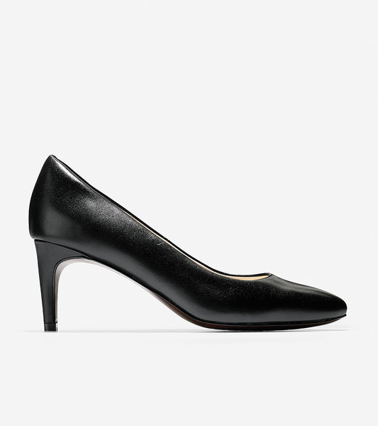 ColeHaan-Hellen Grand Pump (65mm)-w05333-Black Leather