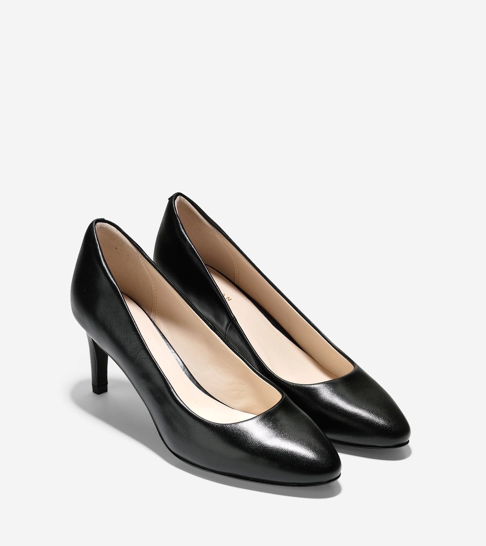 ColeHaan-Hellen Grand Pump (65mm)-w05333-Black Leather