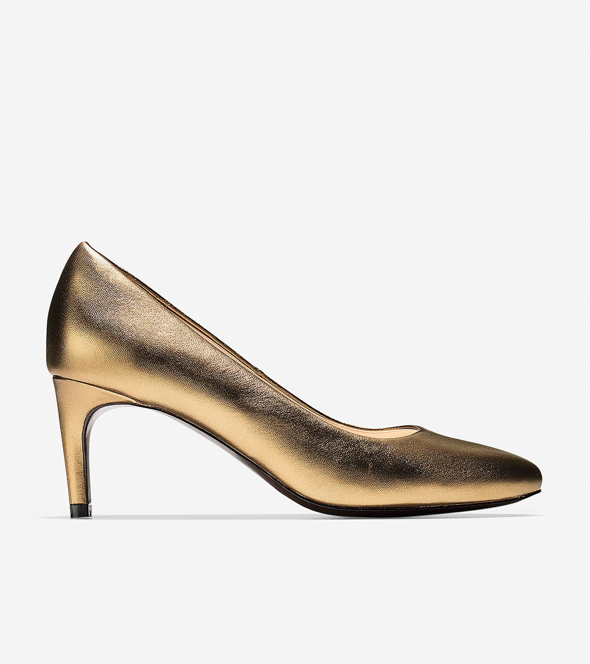 ColeHaan-Grace Grand Pump (65mm)-w05510-Antique Gold Metallic Leather