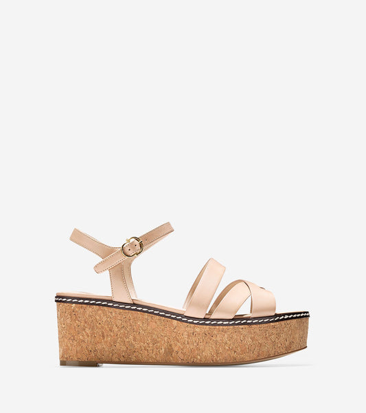 ColeHaan-Jianna Wedge Sandal (55mm)-w06868-Nude Leather-cork