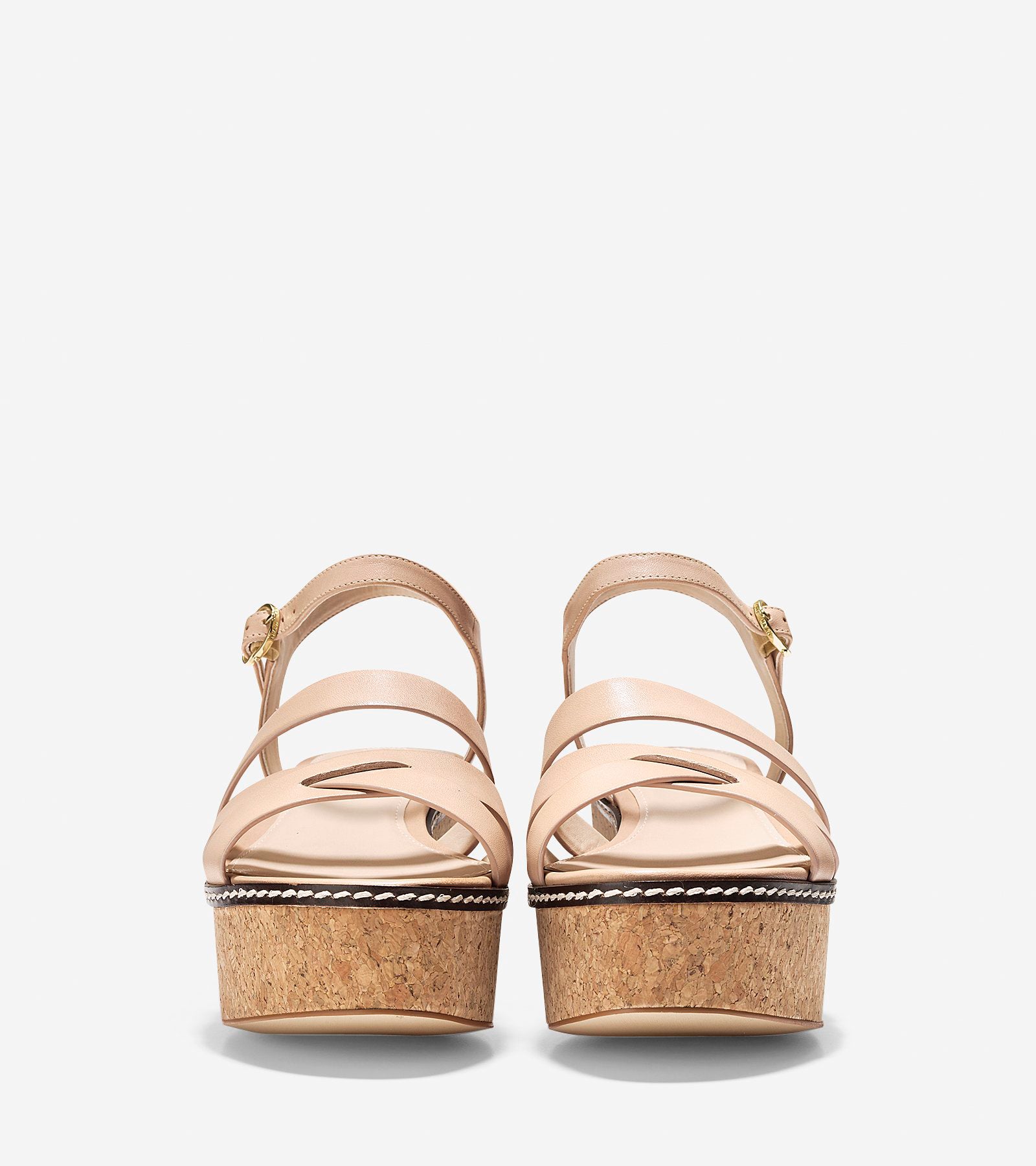 ColeHaan-Jianna Wedge Sandal (55mm)-w06868-Nude Leather-cork