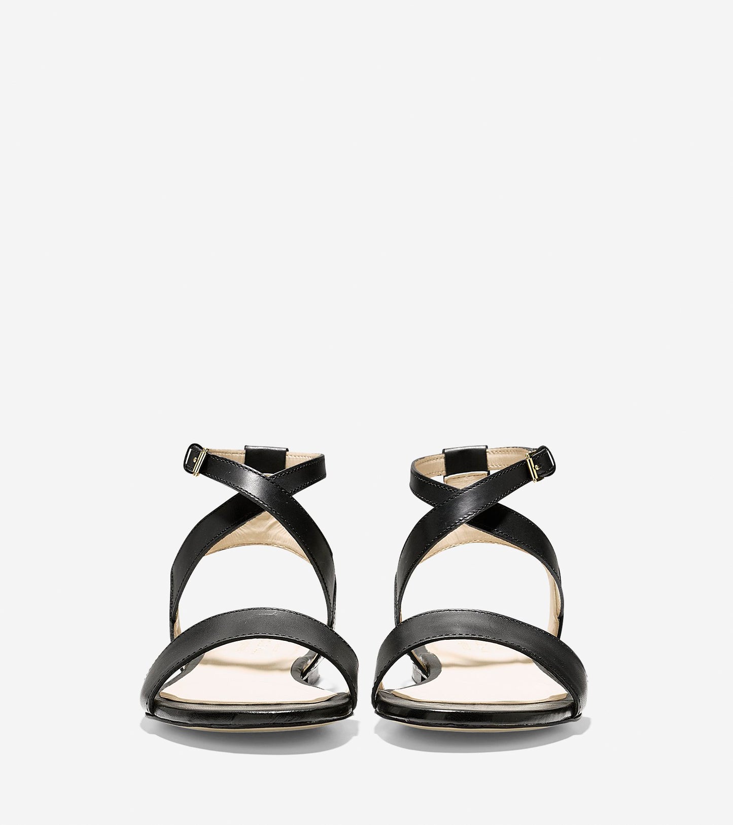 ColeHaan-Fenley Sandal-w07040-Black Leather