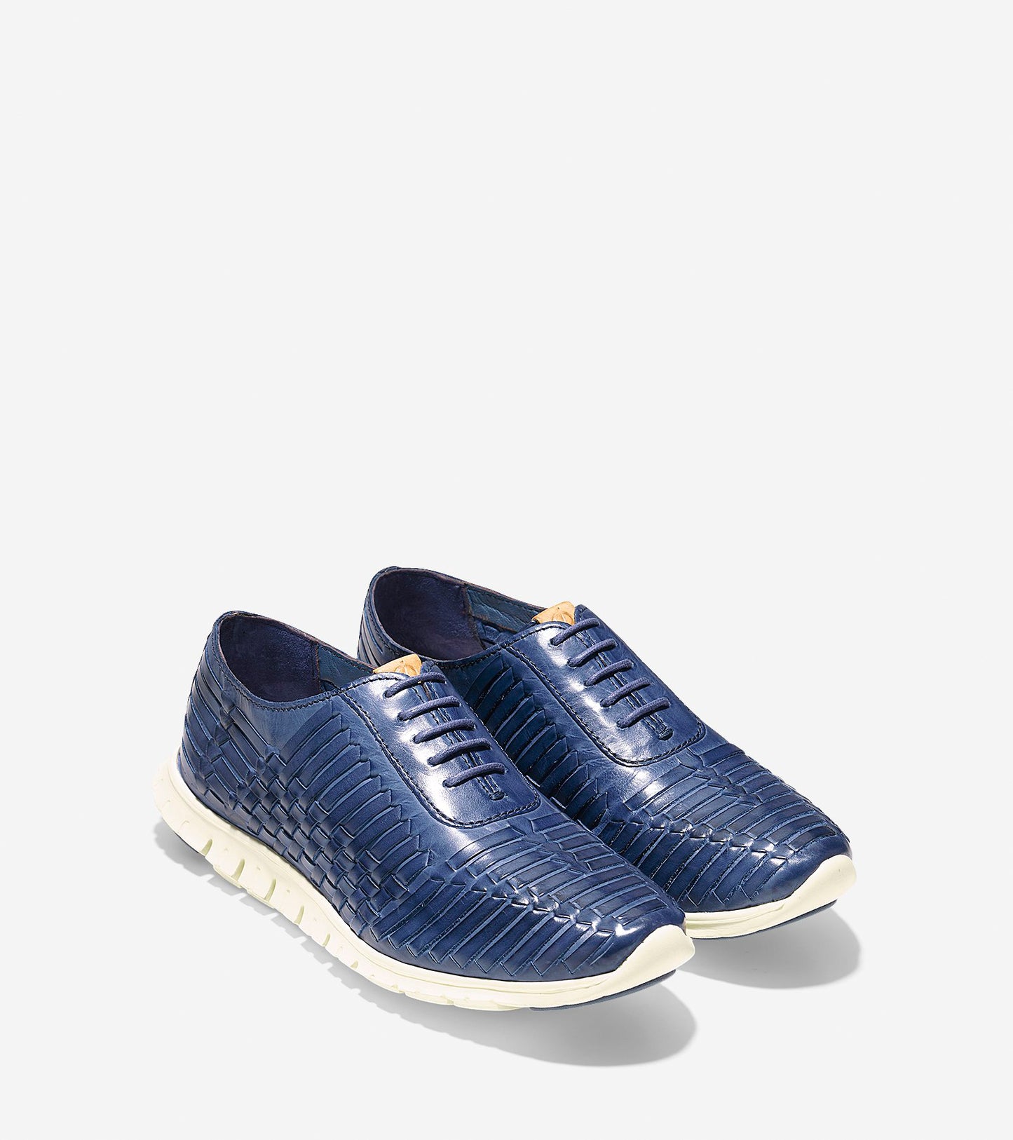 ColeHaan-ZERØGRAND Huarache Oxford-w07102-Washed Indigo Leather